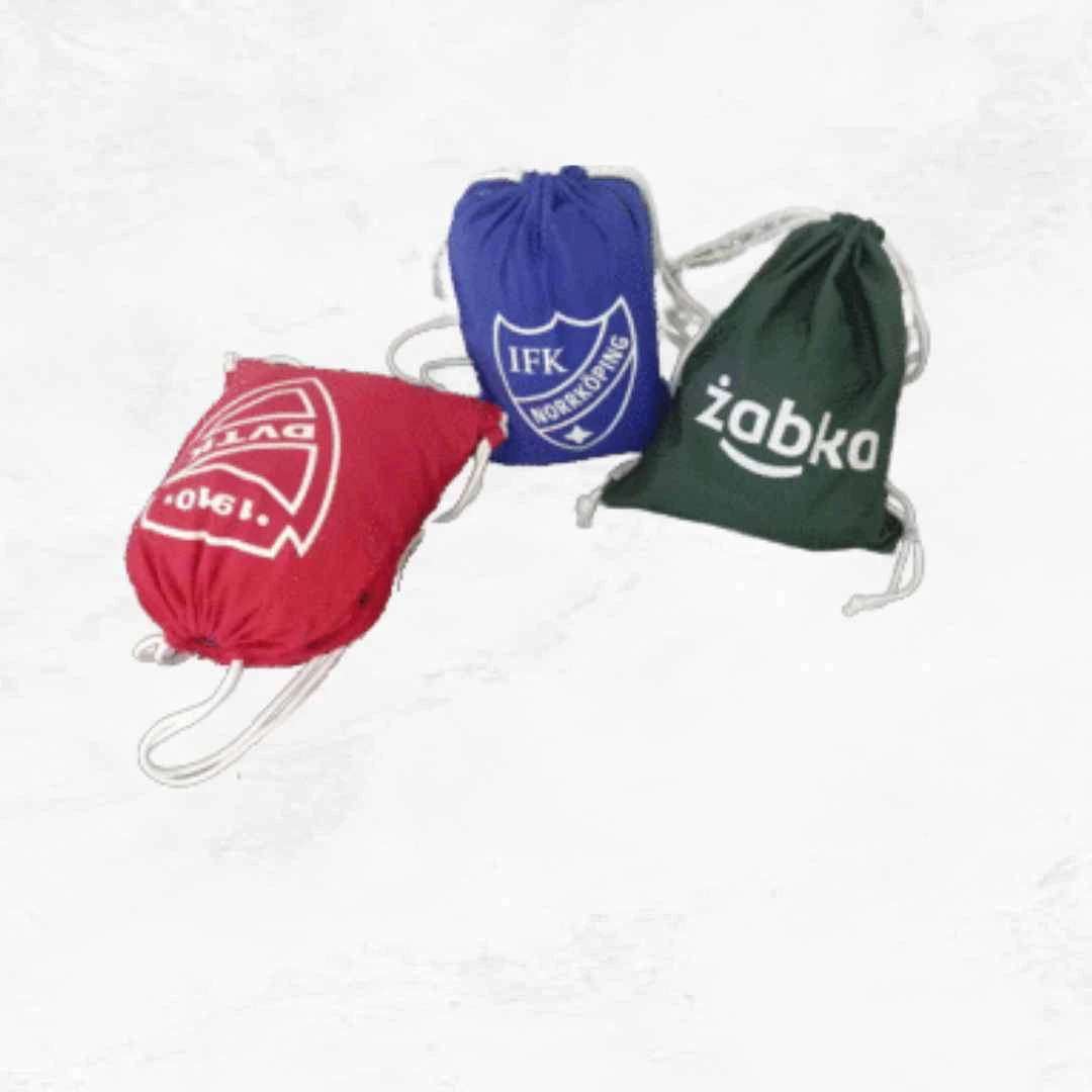 Backpacks and Drawstring Bags with Logo for Clubs and Companies