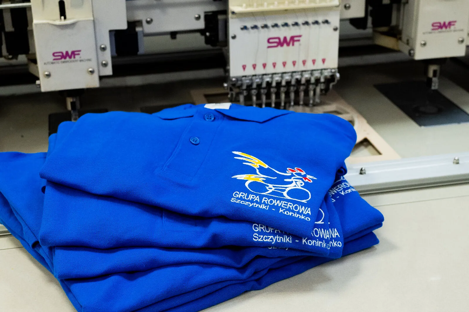 Polo Shirts with Embroidery for Cycling Club Regnis