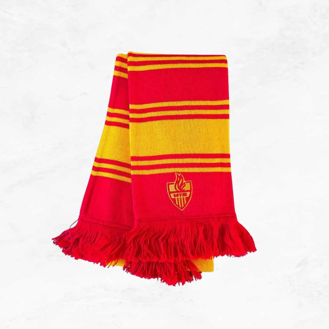 Striped Scarf with Embroidery for WTS Sparta Wrocław