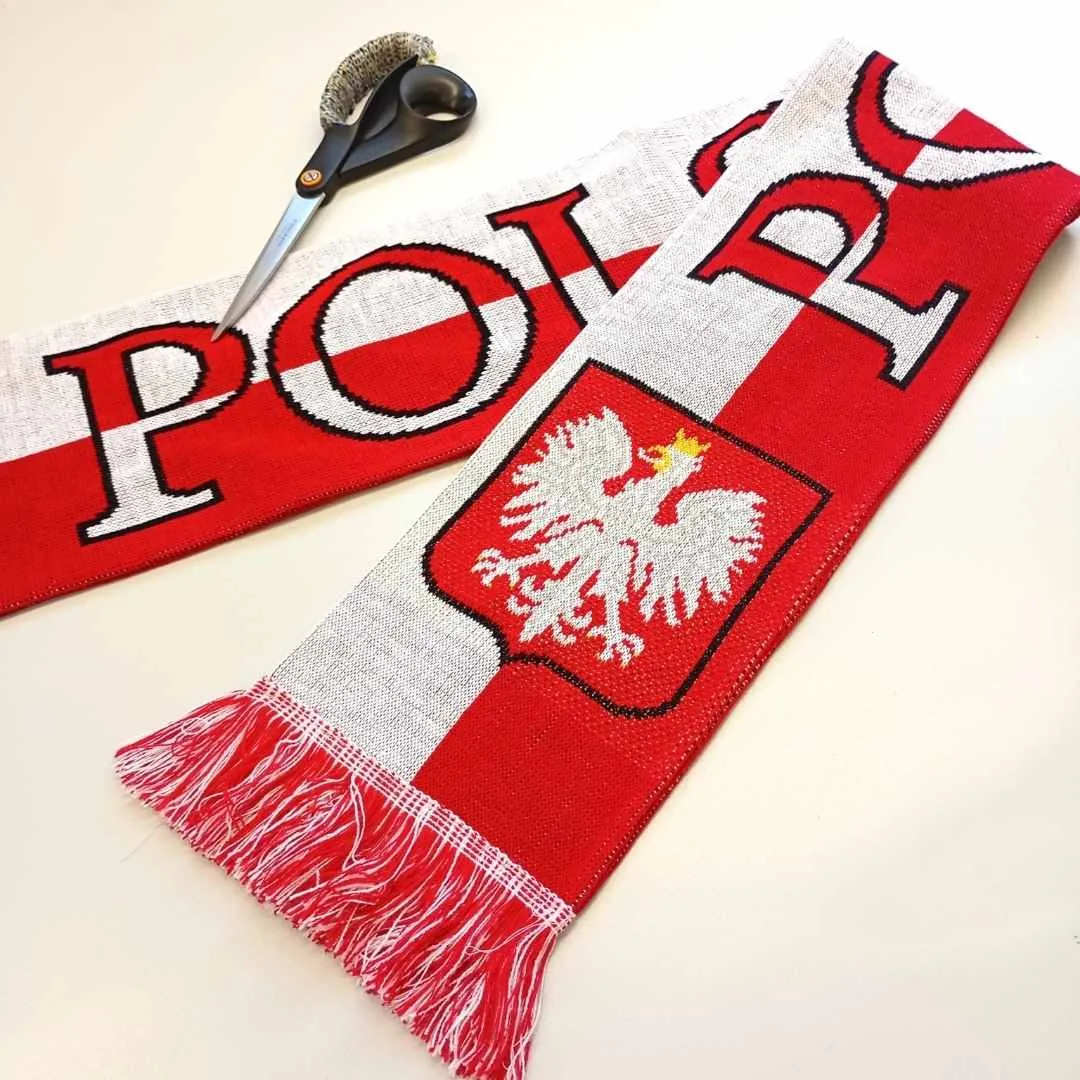 Jacquard Scarf for Ultras Falcons Polonia