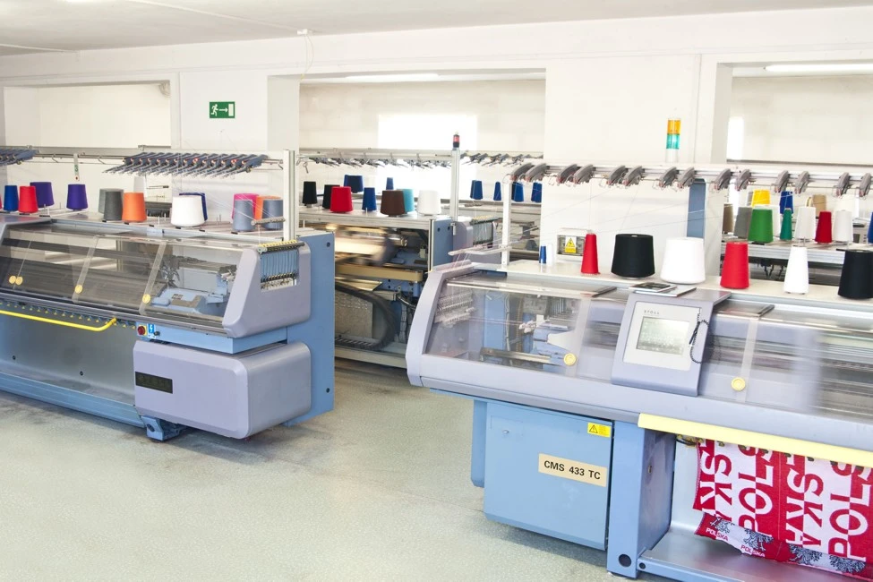 Modern STOLL machinery park at Regnis