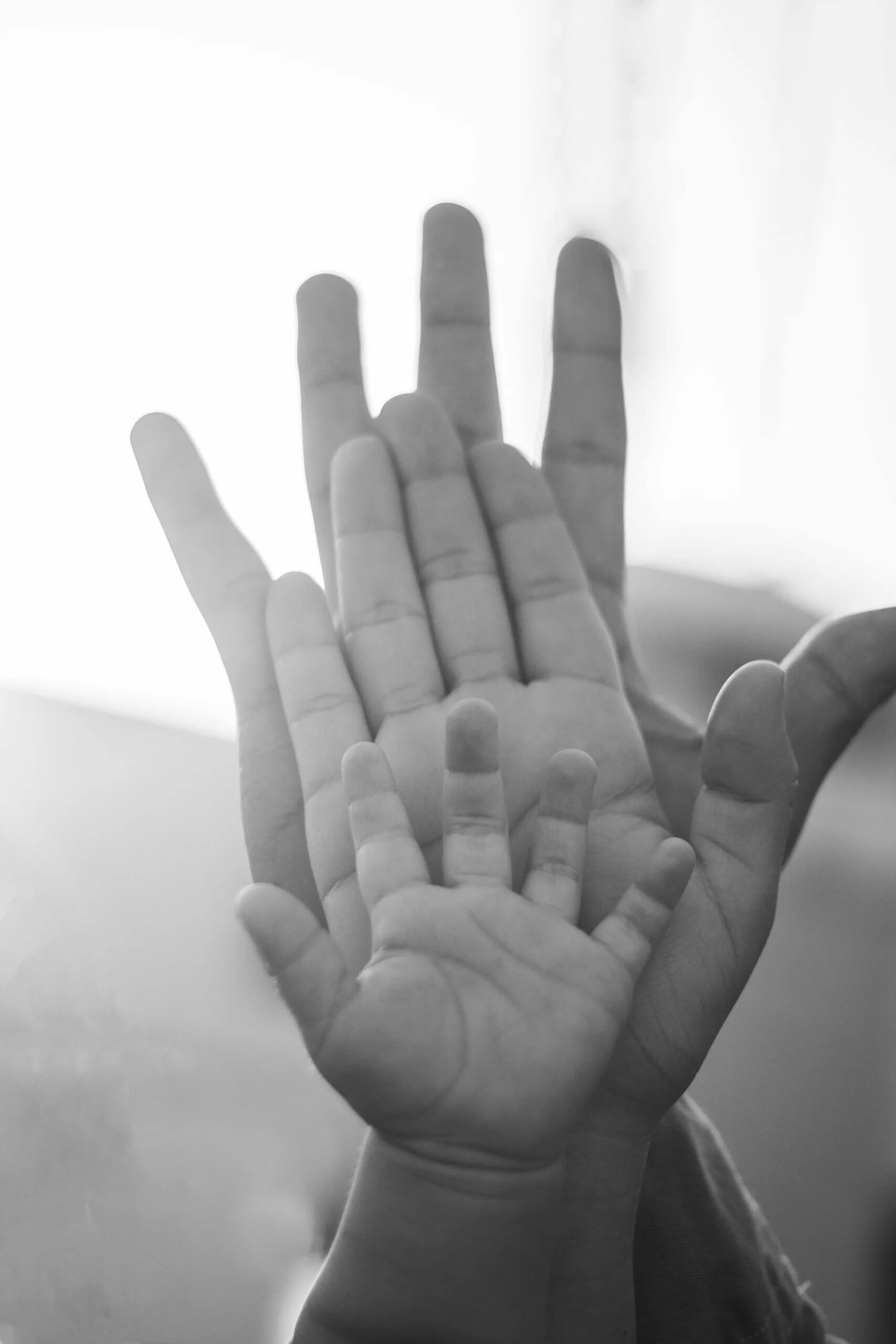 Intertwined hands symbolizing trust and family values at Regnis