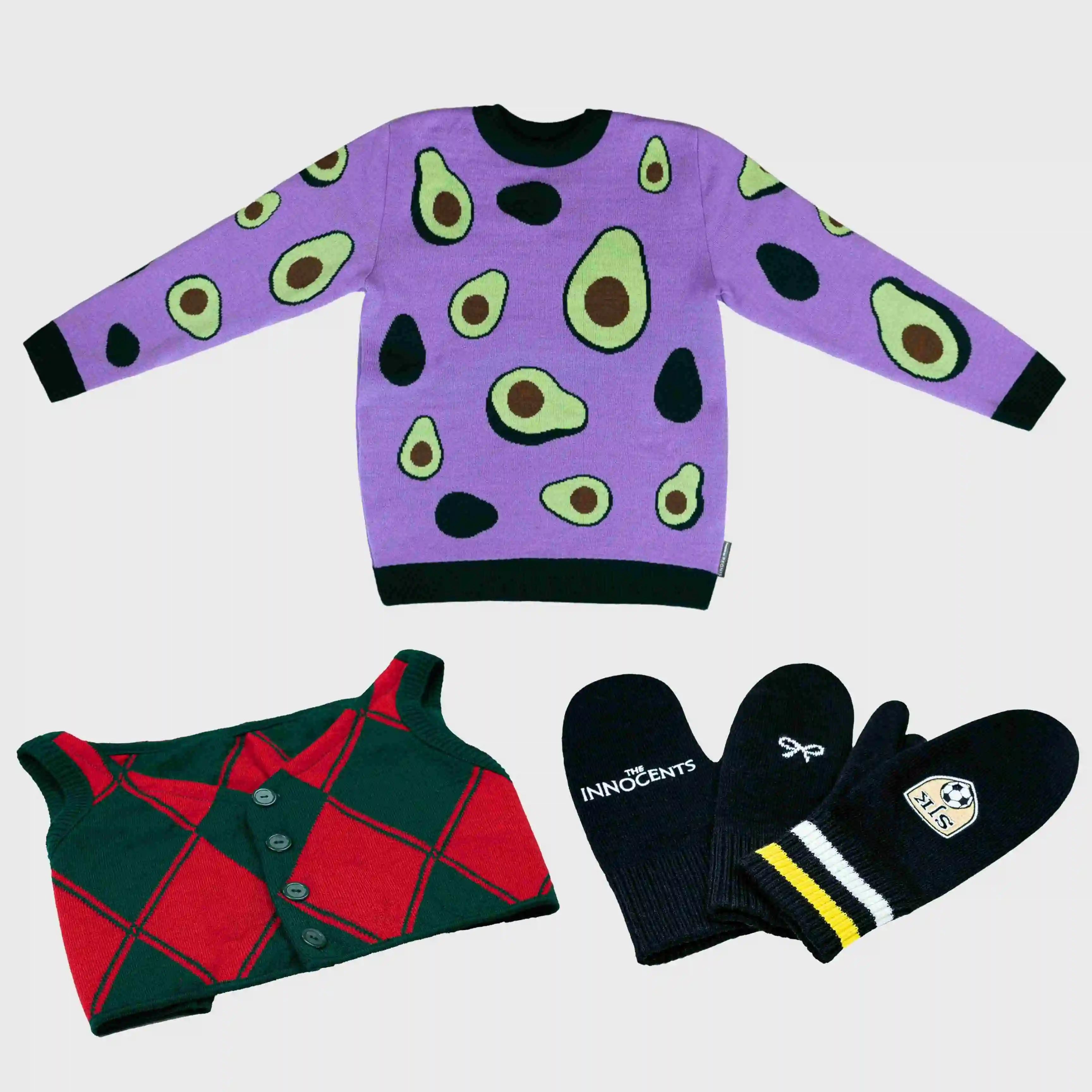 Regnis knitted apparel and gloves